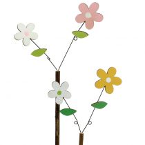 Article Bouchon décoratif fleur en bois H44cm 6 pcs