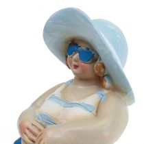 Maritime Deco Ladies Deco Figurines Baddeko H10/9.5cm Lot de 2