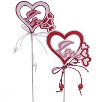 Article Plug fleur plug déco &quot;Love&quot; Saint Valentin 25,5cm 16pcs