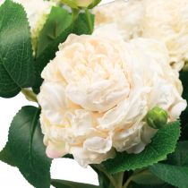 Article Roses artificielles Crème Roses artificielles Aspect sec 53cm 3 pièces
