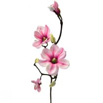 Fleur artificielle branche de magnolia magnolia artificielle rose 59cm