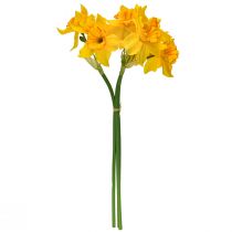 Article Narcisses artificielles jaunes 38 cm - Lot de 3 tiges