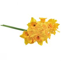 Article Jonquilles décoration fleurs artificielles jonquilles jaunes 38cm 3 pcs
