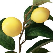 Article Branche de citron décorative avec 6 citrons artificiels 100cm