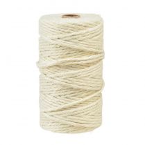 Ruban de jute ruban de jute ruban de jute crème ruban décoratif blanc Ø4mm 100m