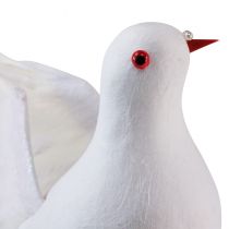 Article Décoration de mariage colombe décorative décoration de colombe de mariage blanche 17×23cm