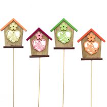 Article Bouchon de fleur maison de printemps fleur papillon 8,5 cm 12 pcs