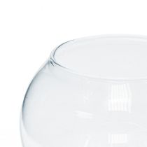 Article Mini vase boule en verre recyclé H8cm Ø7cm