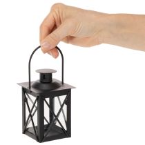 Article Lanternes noires avec anse pour bougie chauffe-plat 16 cm (lot de 2)