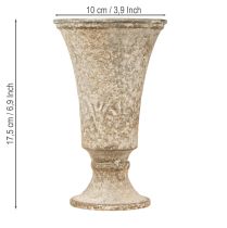 Article Calice Métal Décoration Coupe Design Antique Ø11cm H17.5cm