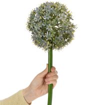 Article Branche d'ail artificielle en fleurs, aspect réaliste, 90 cm