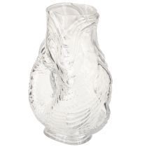 Article Vase en verre en forme de poisson décoratif pour une décoration harmonieuse, 24,5 cm