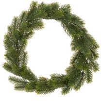 Article Couronne artificielle en branches de sapin vert 35 cm pour décoration de porte
