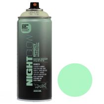 Bombe de peinture fluorescente Nightglow Green 400ml