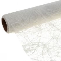 Article Déco polaire Sizoweb chemin de table blanc 30cm 5m