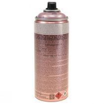 Article Bombe de peinture effet spray peinture métallisée rosé bombe aérosol 400ml