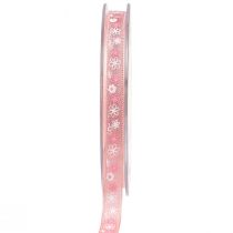 Article Ruban cadeau fleurs ruban décoratif ruban rose 10mm 15m