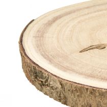 Article Tranche d&#39;arbre jacinthe des bois naturel Ø20-25cm 1 pc