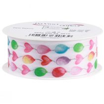 Article Ruban cadeau ballons colorés décoration anniversaire 40mm 15m