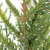 Article Branche de sapin artificielle en plastique vert 22 cm set de 2 pour décoration intérieure