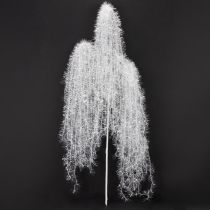 Article Branche d’hiver artificielle blanche effet givré, 70 cm, pour décoration de Noël