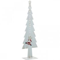 Calendrier de l&#39;avent déco chiffres sapin métal H50,5cm