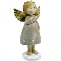 Article Décoration de l&#39;Avent, ange gardien, ange de Noël, figurine ange H24cm