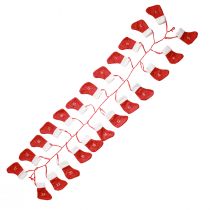 Article Calendrier de l'Avent pour garnir les bottes feutre rouge blanc 155cm