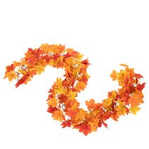 Article Guirlande de feuilles d'érable artificielles 170 cm en plastique pour décoration intérieure