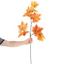 Article Branche d'érable artificielle 100 cm en couleurs d'automne
