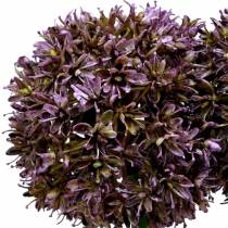 Allium déco artificiel Violet 70cm 3pcs