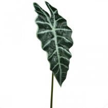 Flèche artificielle feuille plante artificielle alocasia déco vert 74cm