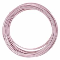 Fil aluminium Ø2mm rose pastel 100g 12m