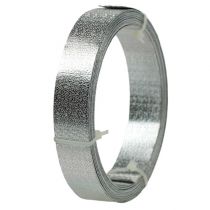 Ruban aluminium fil plat argent mat 20mm 5m