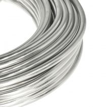 Article Fil d&#39;aluminium fil artisanal argenté brillant fil décoratif Ø5mm 1kg