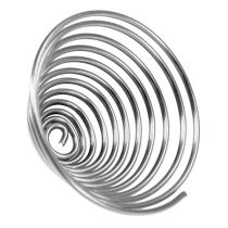 Vis à fil métal vis argent 2mm 120cm 2pcs