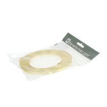 Article Fil plat en aluminium, doré, 5 mm x 10 m, pour compositions florales et décorations