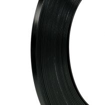 Fil plat aluminium noir 5mm 10m