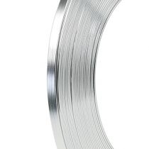 Fil Plat Aluminium Argent 5mm x1mm 10m