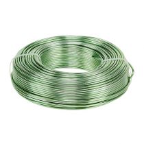 Article Fil en aluminium Ø 2 mm 500 g 60 m vert menthe