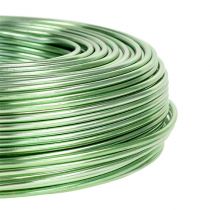 Article Fil en aluminium Ø 2 mm 500 g 60 m vert menthe