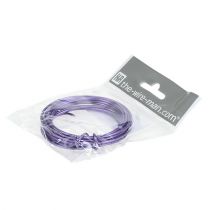 Article Fil Aluminium 2mm Violet 3m