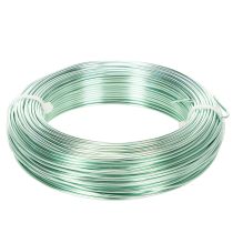 Article Fil aluminium 2 mm 60 m vert menthe pour bricolage et décoration
