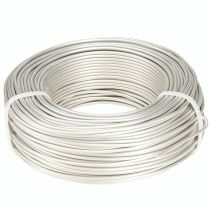 Article Fil aluminium Ø2mm fil bonsaï couleur crème 500g 60m