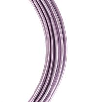 Fil aluminium violet pastel Ø2mm 12m