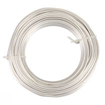 Fil d&#39;aluminium fil d&#39;aluminium 3mm fil de bijoux blanc-argent mat 500g