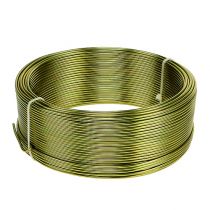 Article Fil aluminium Ø2mm vert olive 500g (60m)