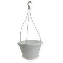 Panier suspendu Galicia Ø30cm blanc