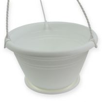Article Panier suspendu Galicia Ø30cm blanc