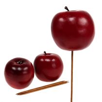 Pomme artificielle rouge Ø7.5cm 6pcs